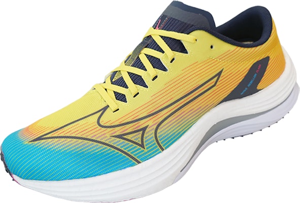 Mizuno Wave Rebellion Flash 'Yellow Blue Gradient' J1GC233551 Lookbook Mizuno Wave Rebellion Flash 'Yellow Blue Gradient' J1GC233551