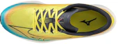 Shop Mizuno Wave Rebellion Flash ''Geel Blauwe Gradient'' J1GC233551