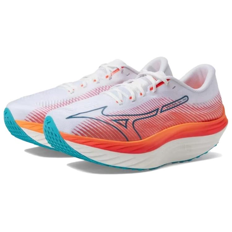 Order Mizuno Wave Rebellion Pro ''Weiß Silber'' 411389-0073