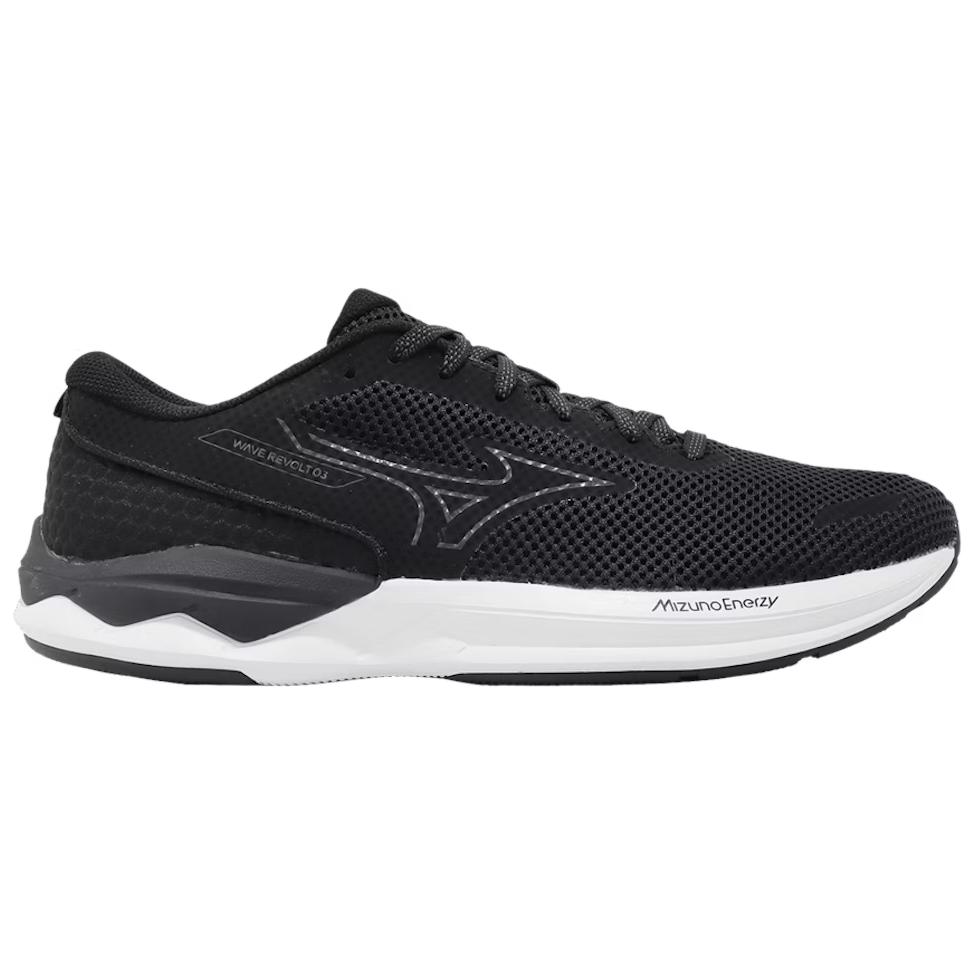 Order Mizuno Wave Revolt 3 ''Zwart Wit'' J1GC231401