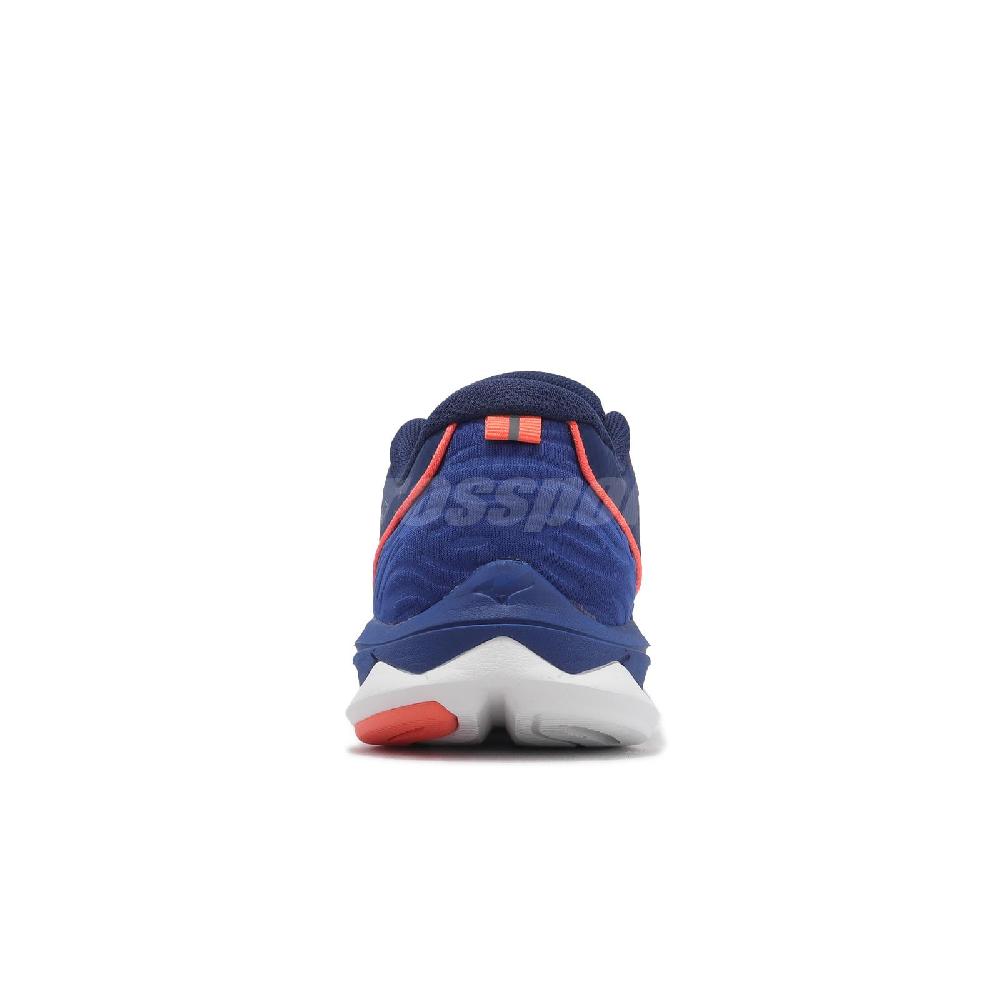 Shop Mizuno Wave Revolt 3 Breit ''Navy Orange'' J1GC238553