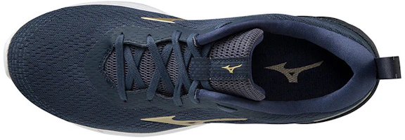 Lookbook Mizuno Wave Revolt ''Navy Gold'' Herren-Laufschuhe J1GC208147