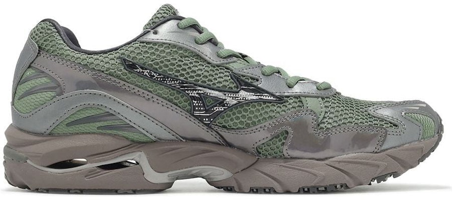 ミズノ ウェーブライダー10 "アガベグリーン メタリックグレー" D1GA243109 Order ミズノ ウェーブライダー10 "アガベグリーン メタリックグレー" D1GA243109