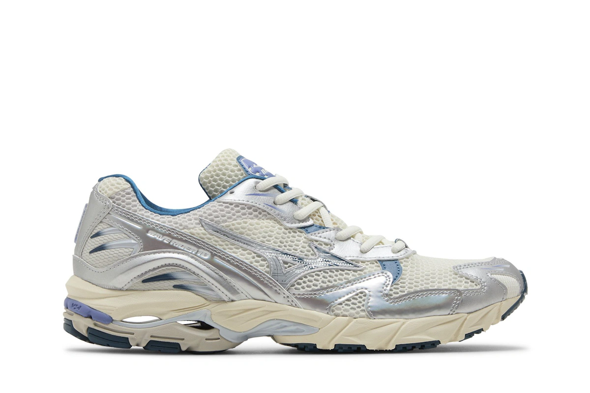 Mizuno Wave Rider 10 'Arctic Ice Snow White'