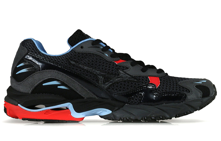 Mizuno Wave Rider 10 'Black Red Blue' 圖 2