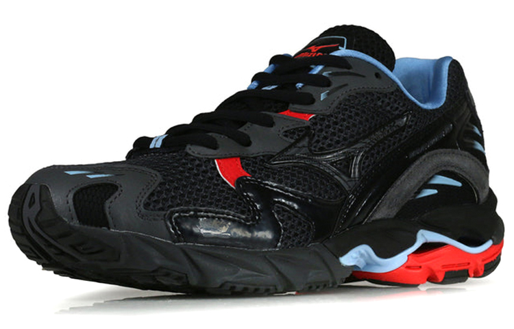 Mizuno Wave Rider 10 'Black Red Blue' 圖 3