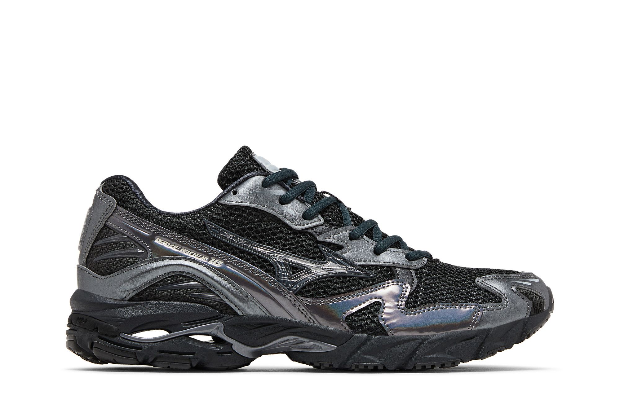 Mizuno Wave Rider 10 'Black Sand Metallic Grey' D1GA243108