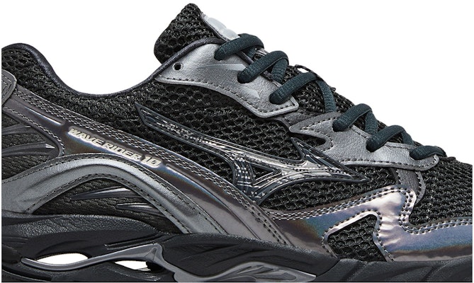 Mizuno Wave Rider 10 ''Hitam Pasir Kelabu Metalik'' D1GA243108 Shop Mizuno Wave Rider 10 ''Hitam Pasir Kelabu Metalik'' D1GA243108