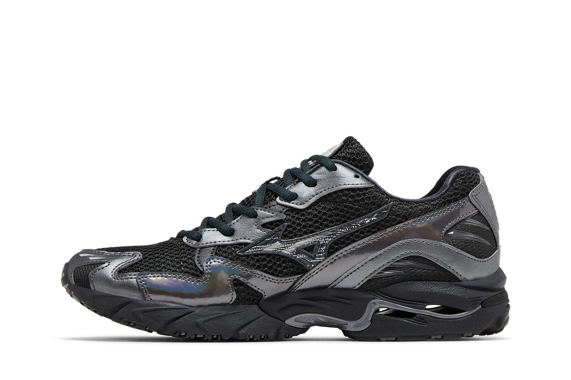 Purchase Mizuno Wave Rider 10 ''Hitam Pasir Kelabu Metalik'' D1GA243108