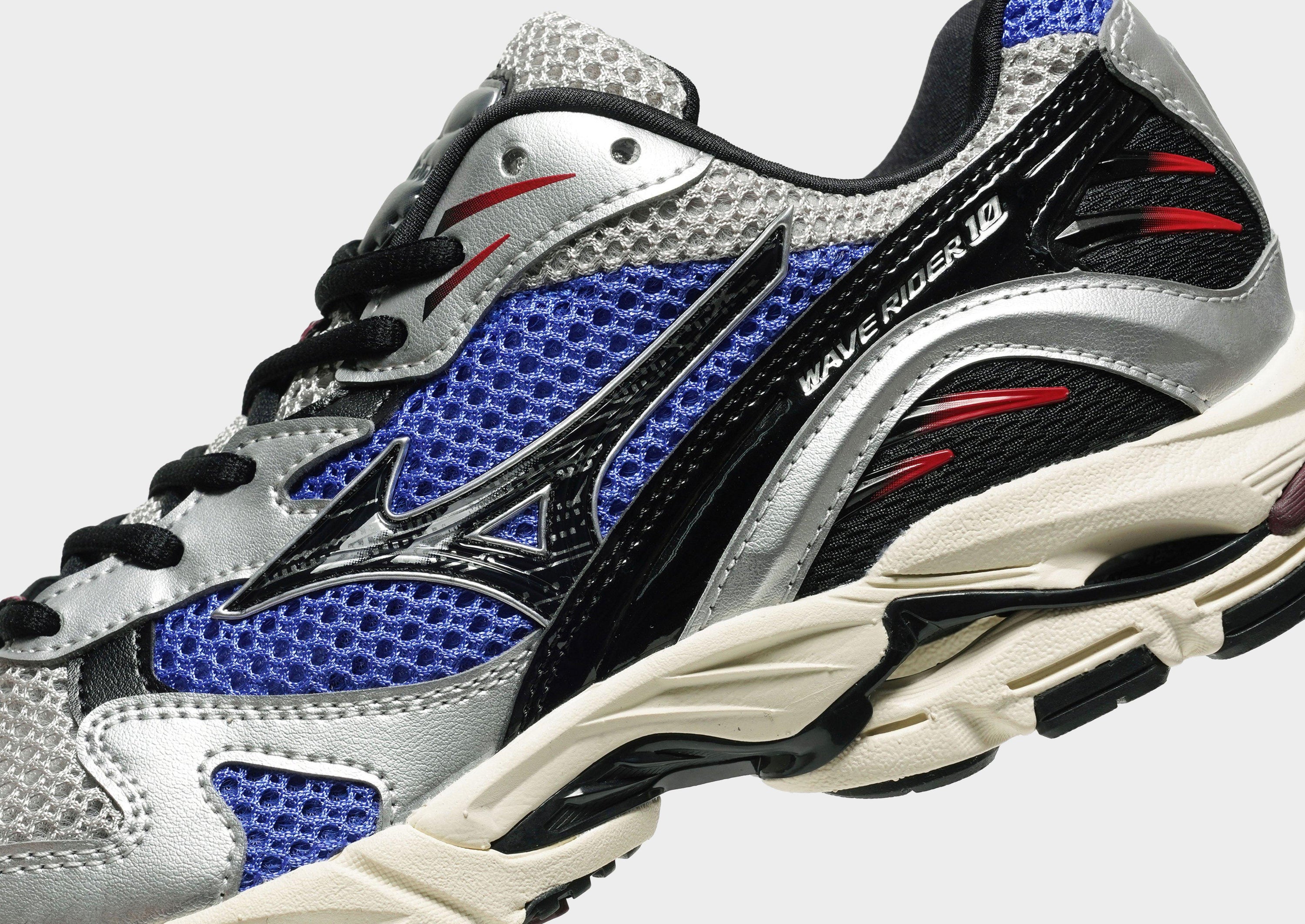 Shop Mizuno Wave Rider 10 “Blu/Argento” D1GA210416