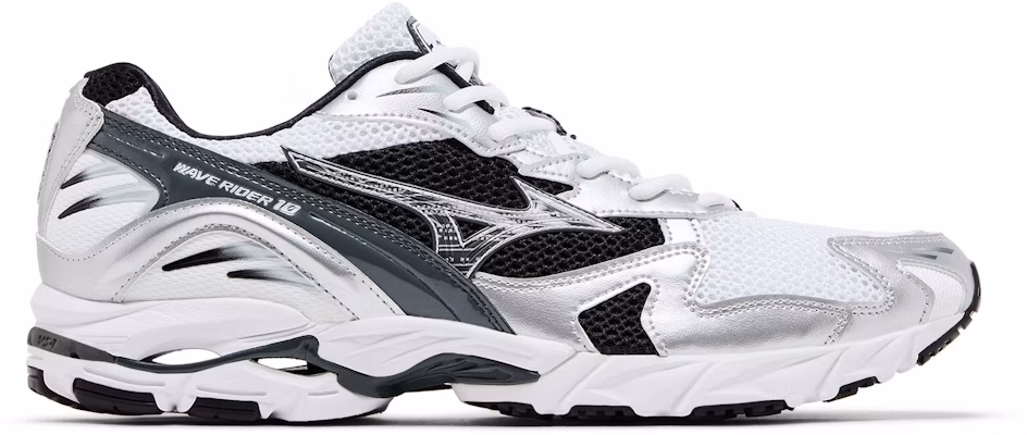 Mizuno Wave Rider 10 'White Silver Black' D1GA210405 Buy Mizuno Wave Rider 10 'White Silver Black' D1GA210405