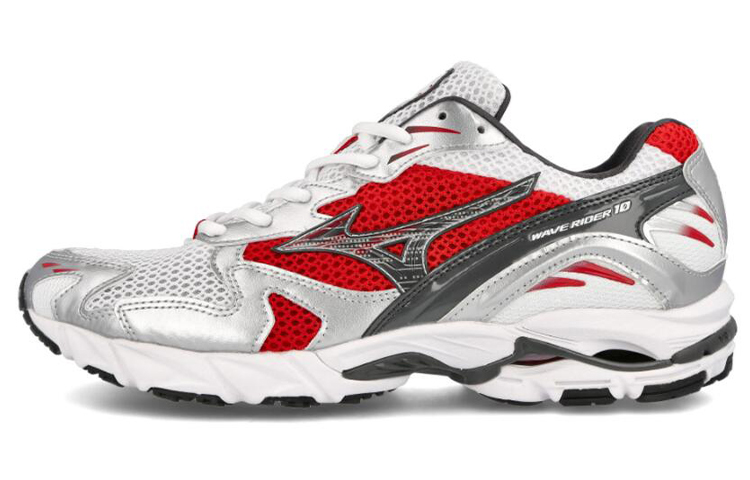 Mizuno Wave Rider 10 'White Red'