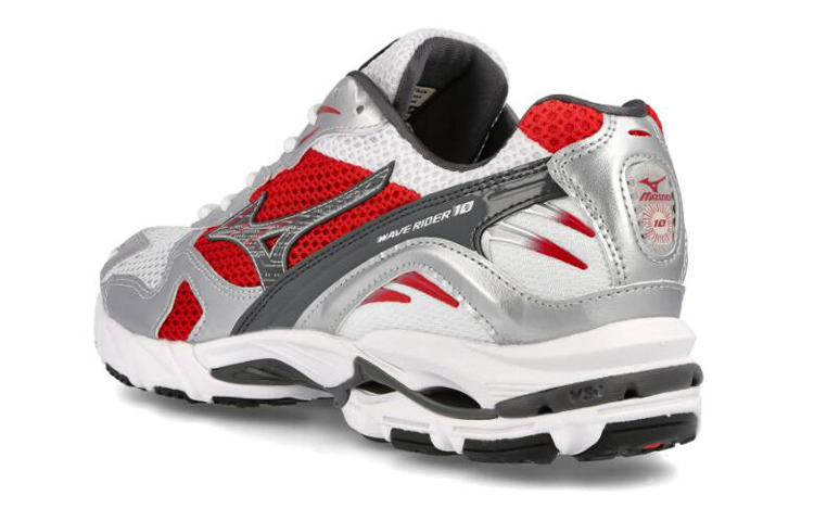 Mizuno Wave Rider 10 'White Red' 圖 3