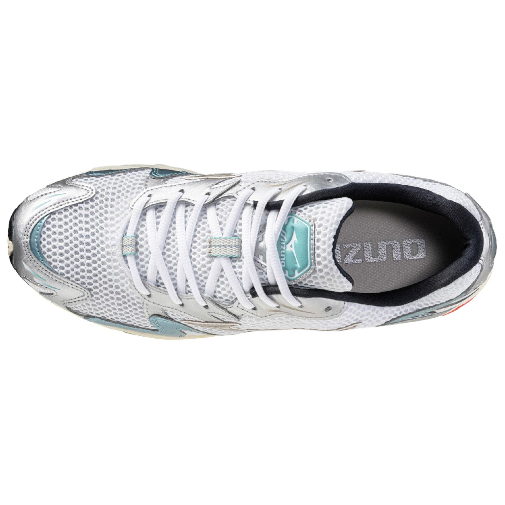 Lookbook Mizuno Wave Rider 10 ''Putih Perak'' D1GA243115