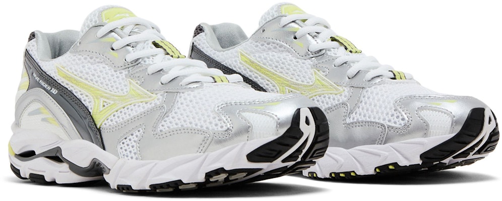Mizuno Wave Rider 10 'White Sunny Lime' D1GA210411 Cheap Mizuno Wave Rider 10 'White Sunny Lime' D1GA210411