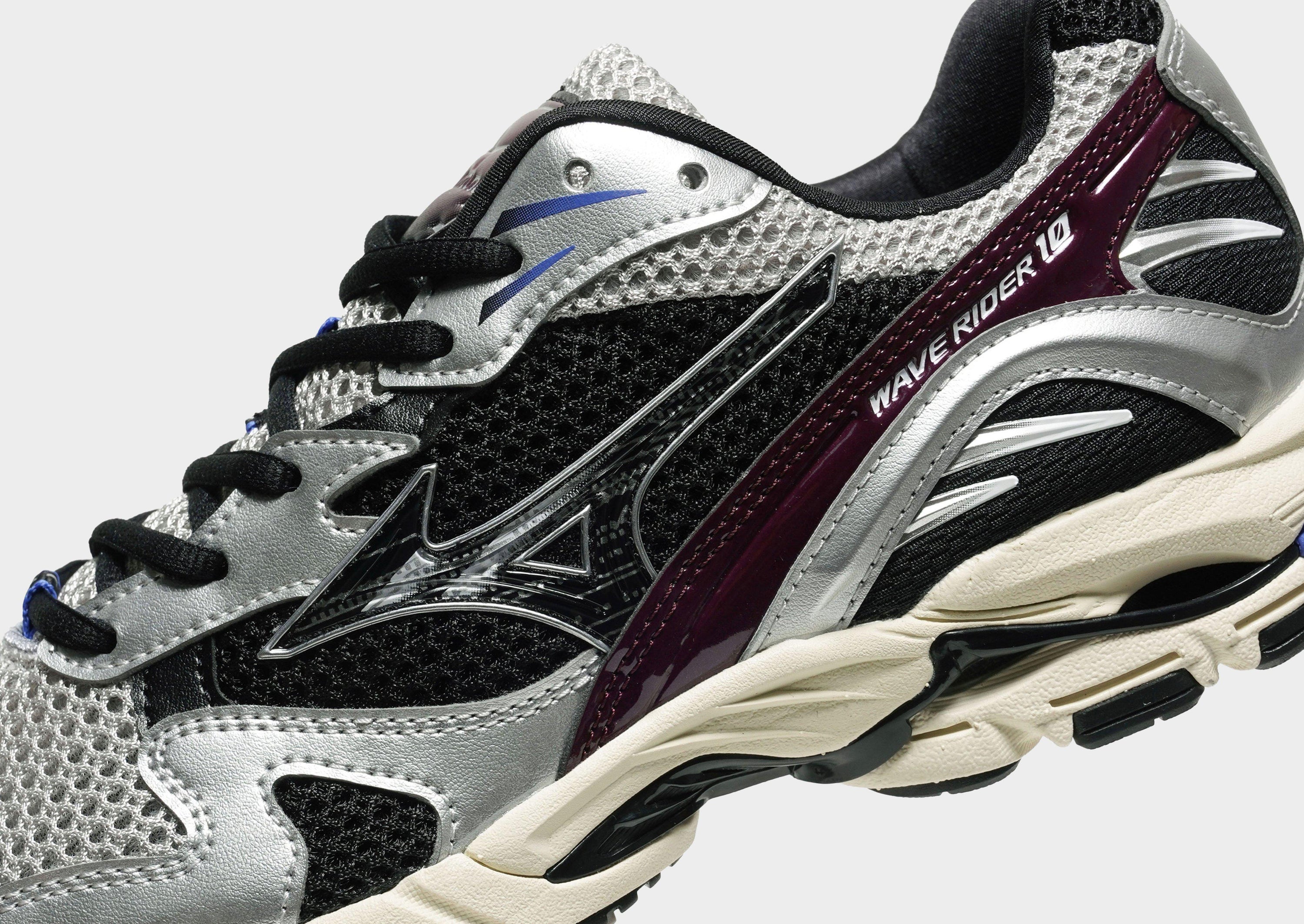 Shop Mizuno Wave Rider 10 Harbor Mist Black Fig D1GA210417