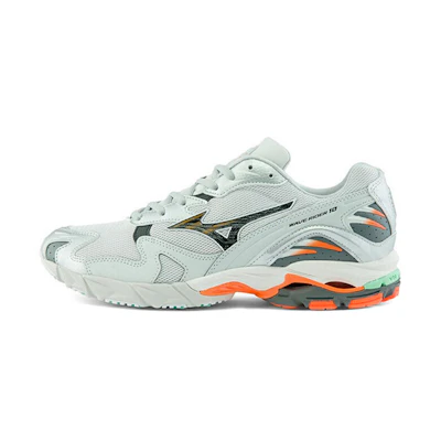 Mizuno Wave Rider 10 Lightweight Wear-resistant White Orange