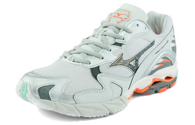 Mizuno Wave Rider 10 Lightweight Wear-resistant White Orange 圖 2