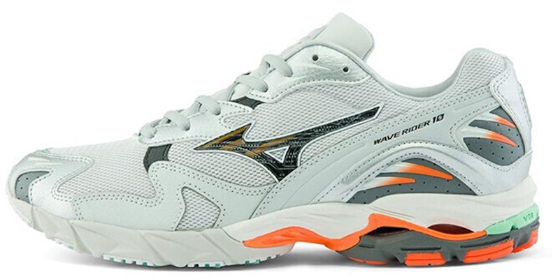 Mizuno Wave Rider 10 Abu-Abu/Jingga D1GA218505 Buy Mizuno Wave Rider 10 Abu-Abu/Jingga D1GA218505