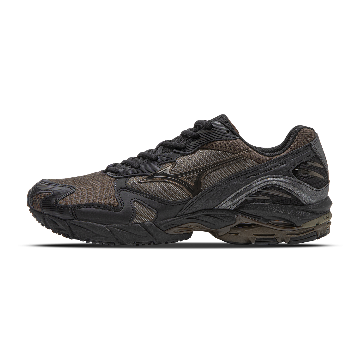 Mizuno Wave Rider 10 VA Designer Collab Chocolate Brown Reflective Running Shoes D1GD252101