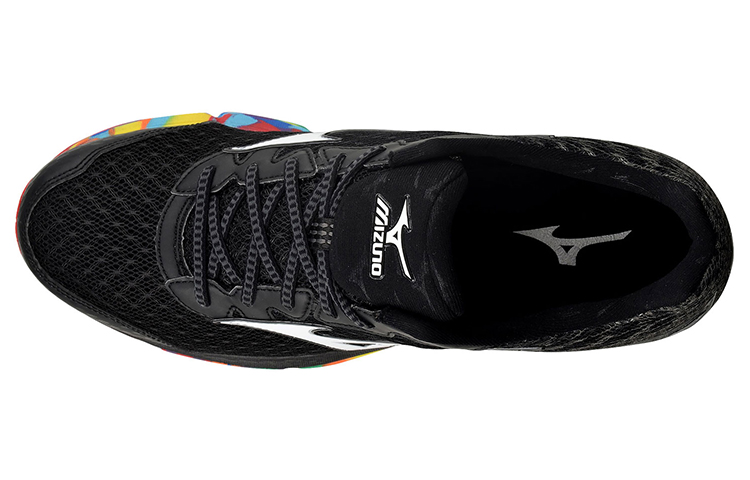 Lookbook Mizuno Wave Rider 19 'Negro' zapatillas running J1GC160870