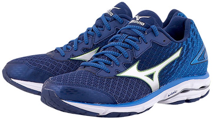 Mizuno Wave Rider 19 'Biru' Sepatu Running J1GC160307 Lookbook Mizuno Wave Rider 19 'Biru' Sepatu Running J1GC160307