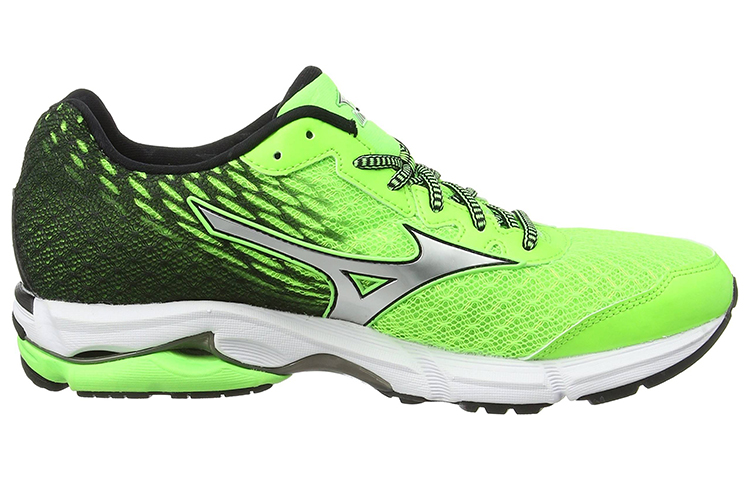 Order Mizuno Wave Rider 19 ''Grün Silber'' J1GC160308