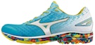 Buy Mizuno Wave Rider 19 Azul Blanco Resistente y Ligero J1GD160880