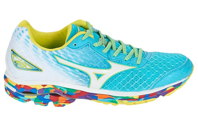 Order Mizuno Wave Rider 19 Azul Blanco Resistente y Ligero J1GD160880
