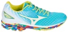 Order Mizuno Wave Rider 19 Azul Blanco Resistente y Ligero J1GD160880