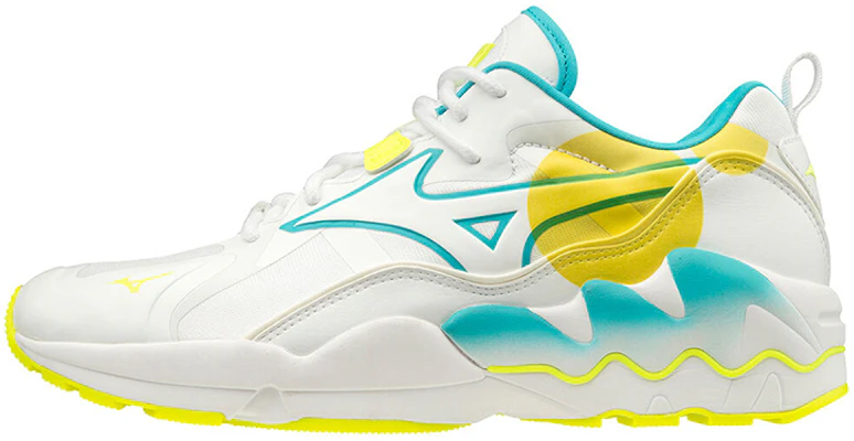 Mizuno Wave Rider 1 ''Shape of Time - Wit Geel'' D1GA200347 Buy Mizuno Wave Rider 1 ''Shape of Time - Wit Geel'' D1GA200347