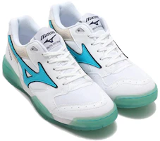 Shop Mizuno Wave Rider 1 耐磨 低筒 跑步鞋 男款 白藍