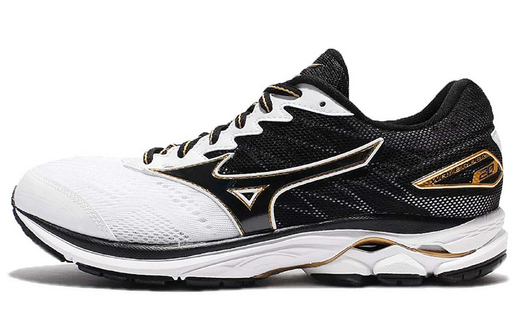Mizuno Wave Rider 20 2E Wide 'Black' J1GC170414