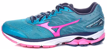 Mizuno Wave Rider 20 Low Tops Wear-resistant Blue Pink White J1GD170363 Mizuno Wave Rider 20 Low Tops Wear-resistant Blue Pink White J1GD170363