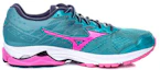 Order 美津浓Wave Rider 20低帮耐磨蓝粉白色运动鞋 J1GD170363