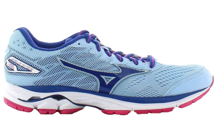 Order Mizuno Wave Rider 20 Sepatu Rendah Tahan Lama Biru Putih J1GD170327