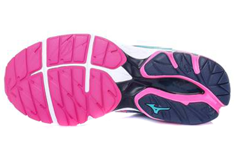 Purchase 美津浓Wave Rider 20低帮耐磨蓝粉白色运动鞋 J1GD170363