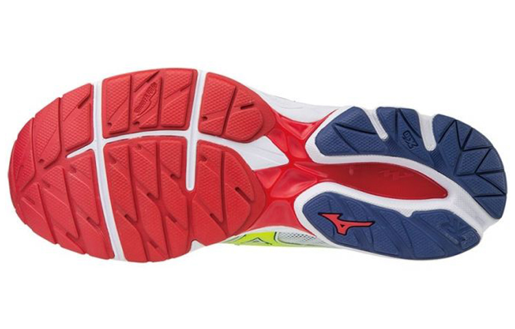 Shop 美津浓Wave Rider 20低帮耐磨灰黄色运动鞋 J1GC170357