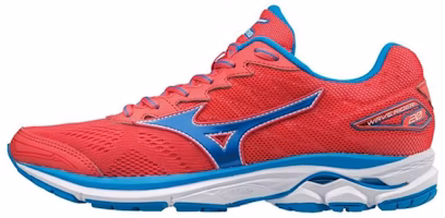 Mizuno Wave Rider 20 Low Tops Wear-resistant Pink Blue White J1GD170329 Mizuno Wave Rider 20 Low Tops Wear-resistant Pink Blue White J1GD170329