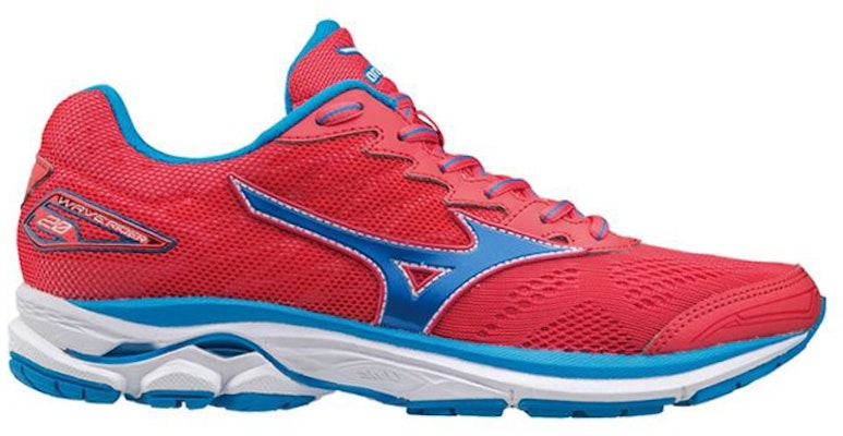 Mizuno Wave Rider 20 Low Tops Wear-resistant Pink Blue White J1GD170329 Order Mizuno Wave Rider 20 Low Tops Wear-resistant Pink Blue White J1GD170329