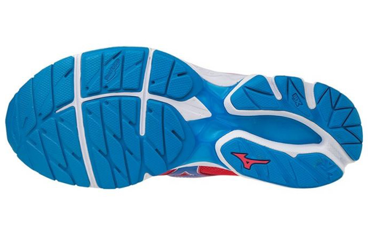 Shop Mizuno Wave Rider 20 Basse Resistenti Rosa Blu Bianco J1GD170329