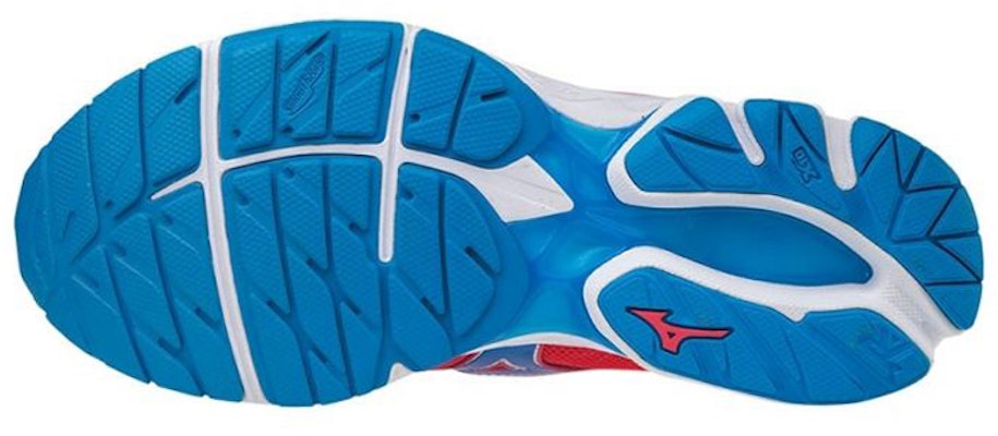 Mizuno Wave Rider 20 Low Tops Wear-resistant Pink Blue White J1GD170329 Shop Mizuno Wave Rider 20 Low Tops Wear-resistant Pink Blue White J1GD170329