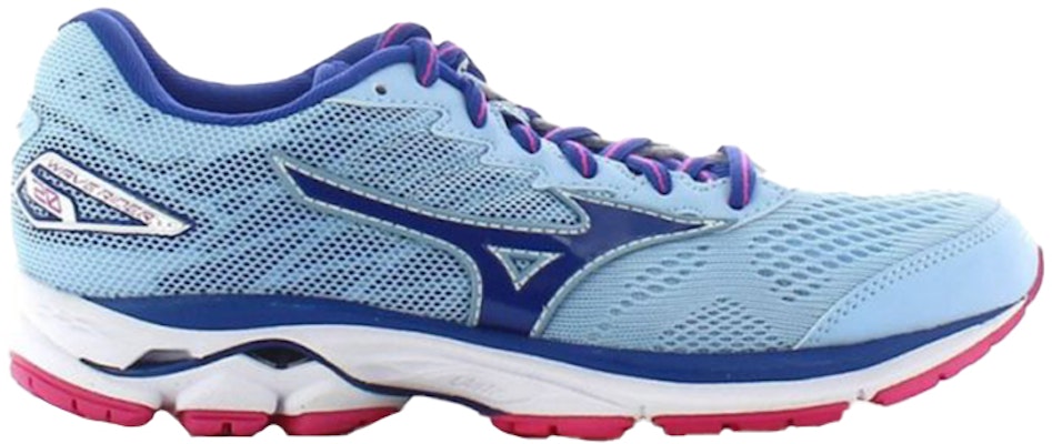 Mizuno Wave Rider 20 Sepatu Rendah Tahan Lama Biru Putih J1GD170327 Order Mizuno Wave Rider 20 Sepatu Rendah Tahan Lama Biru Putih J1GD170327