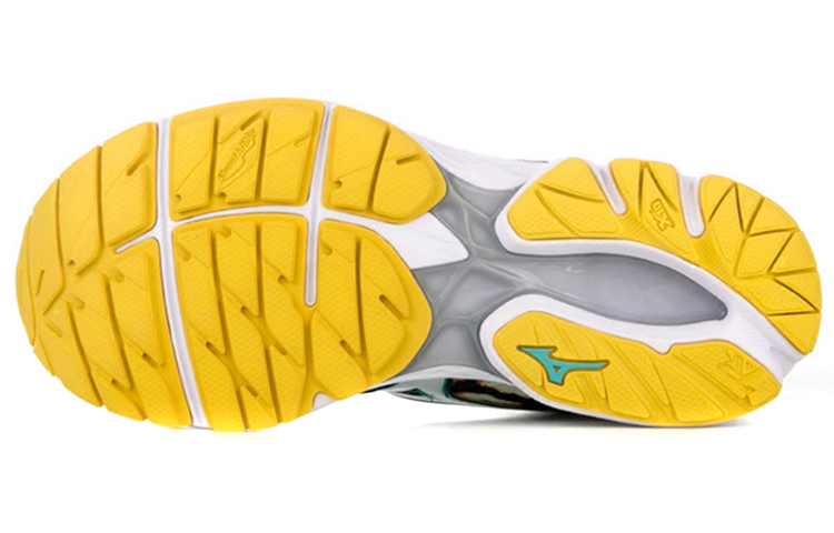 Shop Mizuno 角落海灘 防滑耐磨 低筒 跑步鞋 男女同款 藍黃