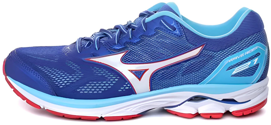 Mizuno Wave Rider 21 ''Blauw Wit Rood'' J1GC180302 Buy Mizuno Wave Rider 21 ''Blauw Wit Rood'' J1GC180302