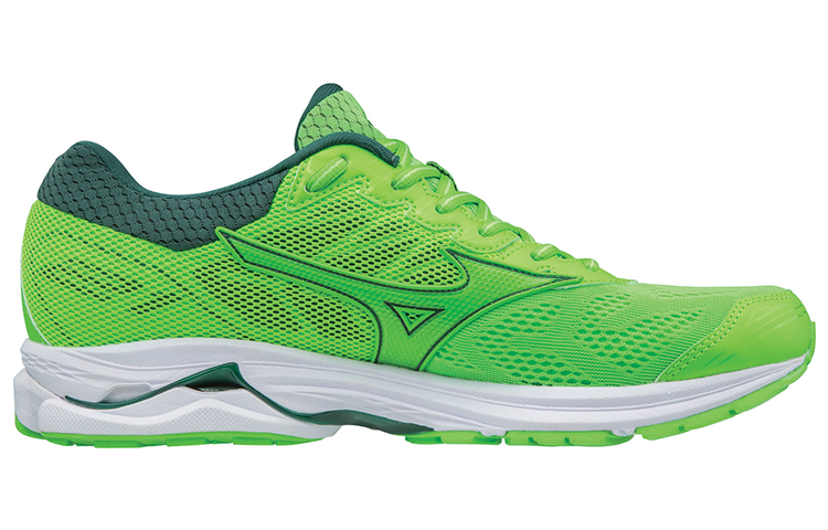 Order Mizuno Wave Rider 21 ''Groen Wit'' J1GC180341