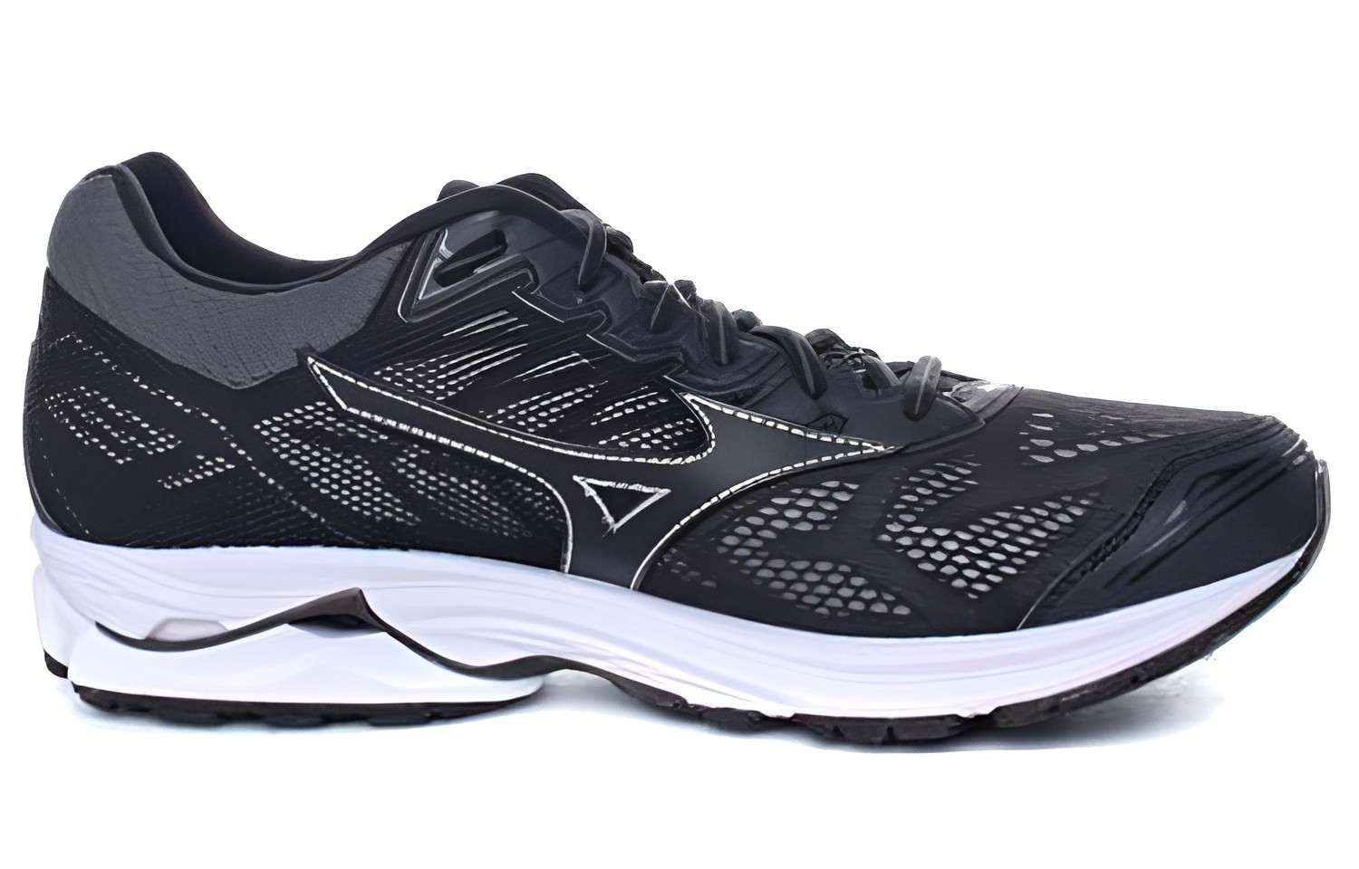 Order Mizuno Wave Rider 21 Scarpe Basse Resistenti Nero Grigio J1GC180309