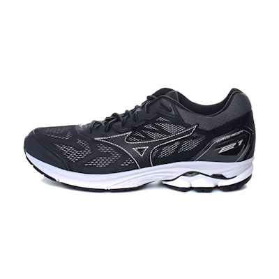 Mizuno Wave Rider 21 Low Tops Wear-resistant Black Gray
