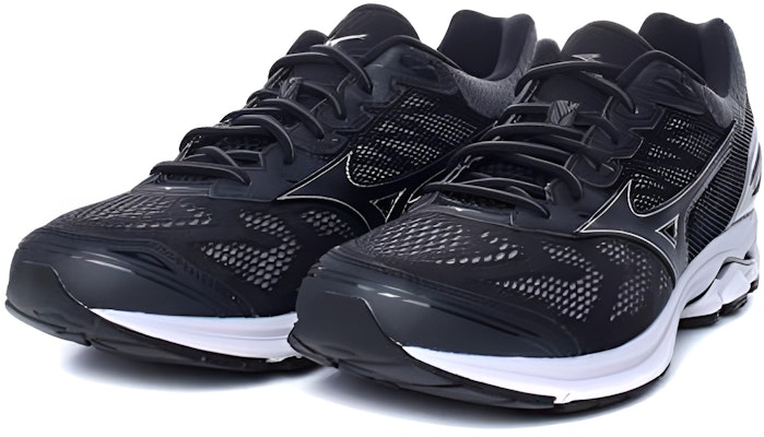 Mizuno Wave Rider 21 Rendah Tahan Haus Hitam Kelabu J1GC180309 Lookbook Mizuno Wave Rider 21 Rendah Tahan Haus Hitam Kelabu J1GC180309