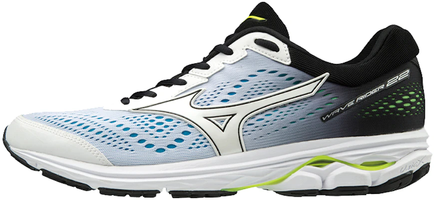 Mizuno Wave Rider 22 2E 'Negro Blanco Azul' J1GC189801 Buy Mizuno Wave Rider 22 2E 'Negro Blanco Azul' J1GC189801